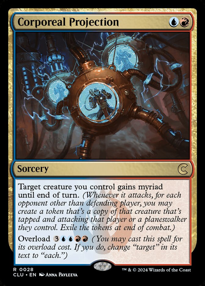 Corporeal Projection (28) - Ravnica: Clue Edition (CLU)