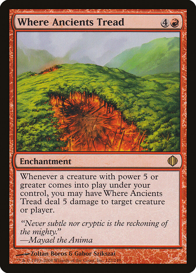 Where Ancients Tread (122) - Shards of Alara (ALA)