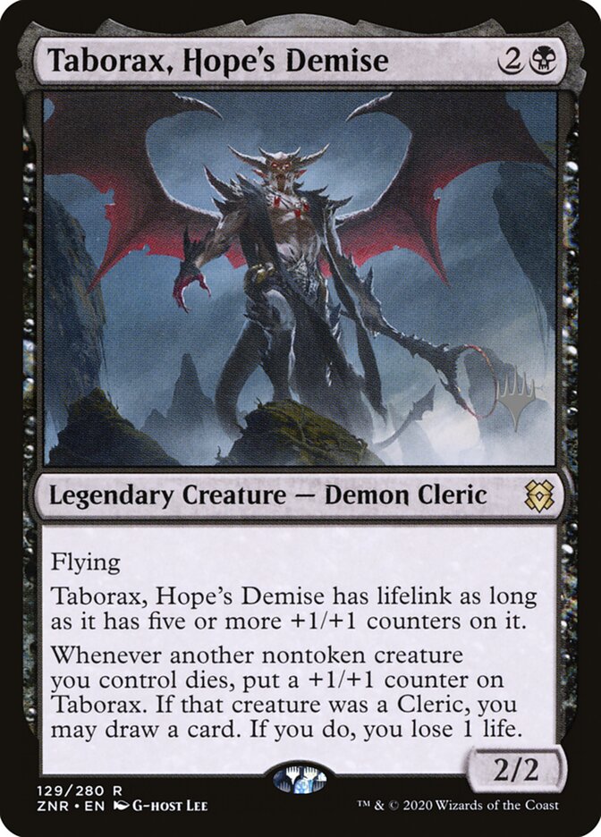 Taborax, Hope's Demise (129p) - Zendikar Rising Promos (PZNR)