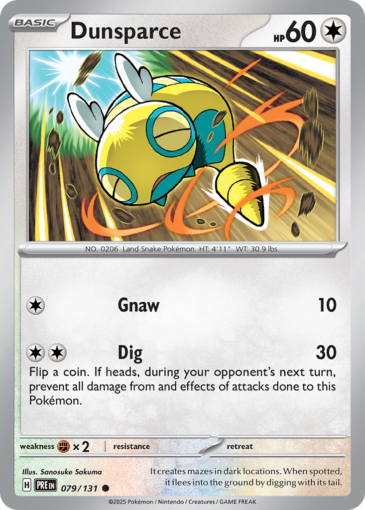 Dunsparce (79/131) - Prismatic Evolutions (PRE)