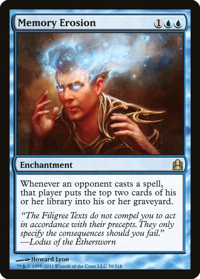 Memory Erosion (50) - Commander 2011 (CMD)