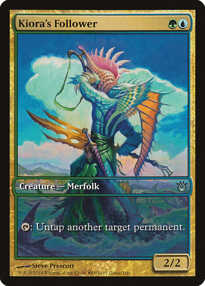 Kiora's Follower (150) - Born of the Gods Promos (PBNG)
