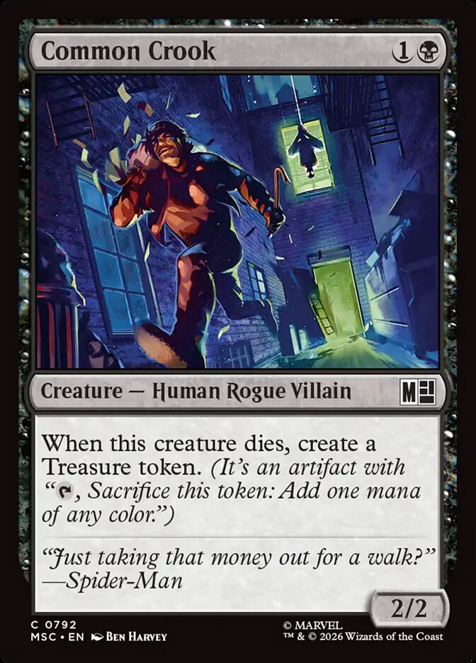 Common Crook (792) - Marvel Super Heroes Commander (MSC)