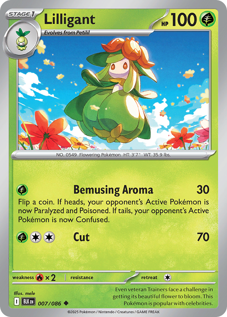 Lilligant (7/86) - Black Bolt (BLK)