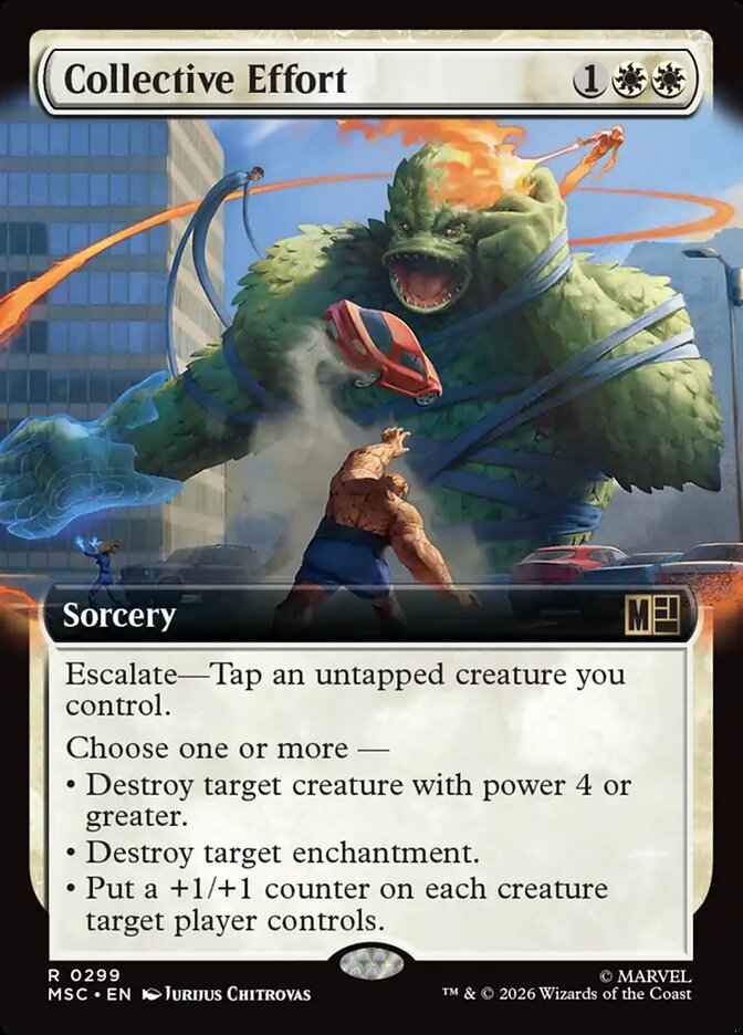 Collective Effort (299) - Marvel Super Heroes Commander (MSC)
