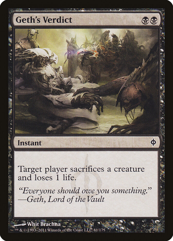 Geth's Verdict (61) - New Phyrexia (NPH)