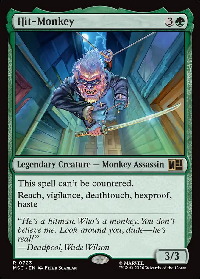 Hit-Monkey (723) - Marvel Super Heroes Commander (MSC)