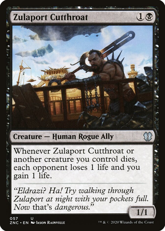 Zulaport Cutthroat (57) - Zendikar Rising Commander (ZNC)