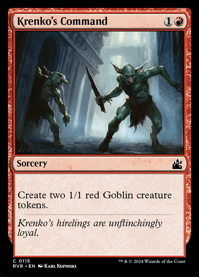Krenko's Command (115) - Ravnica Remastered (RVR)