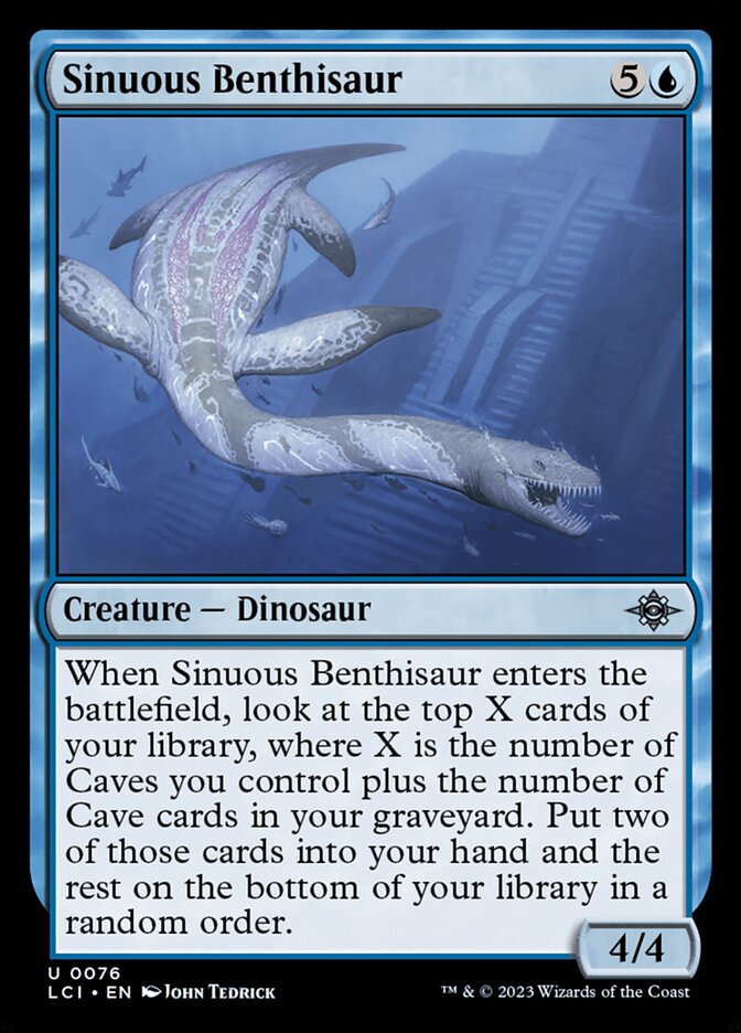 Sinuous Benthisaur (76) - The Lost Caverns of Ixalan (LCI)
