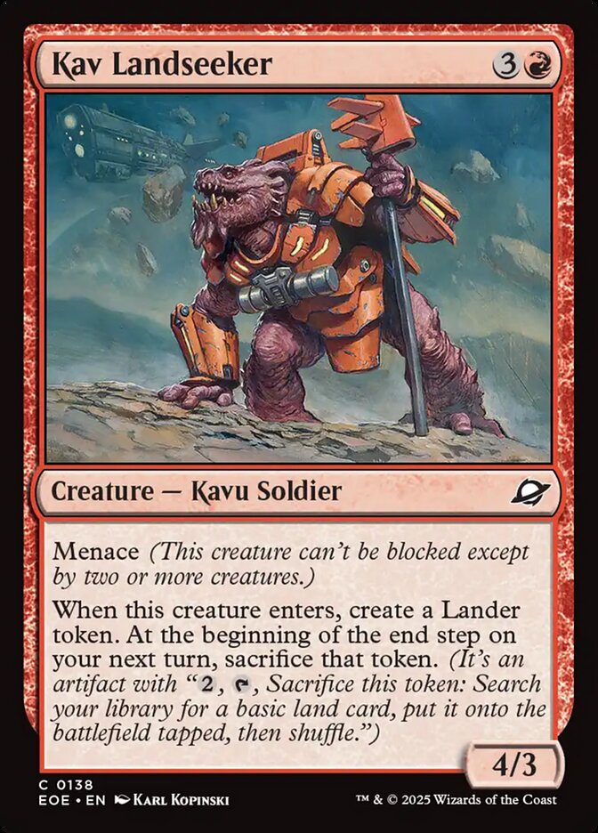 Kav Landseeker (138) - Edge of Eternities (EOE)