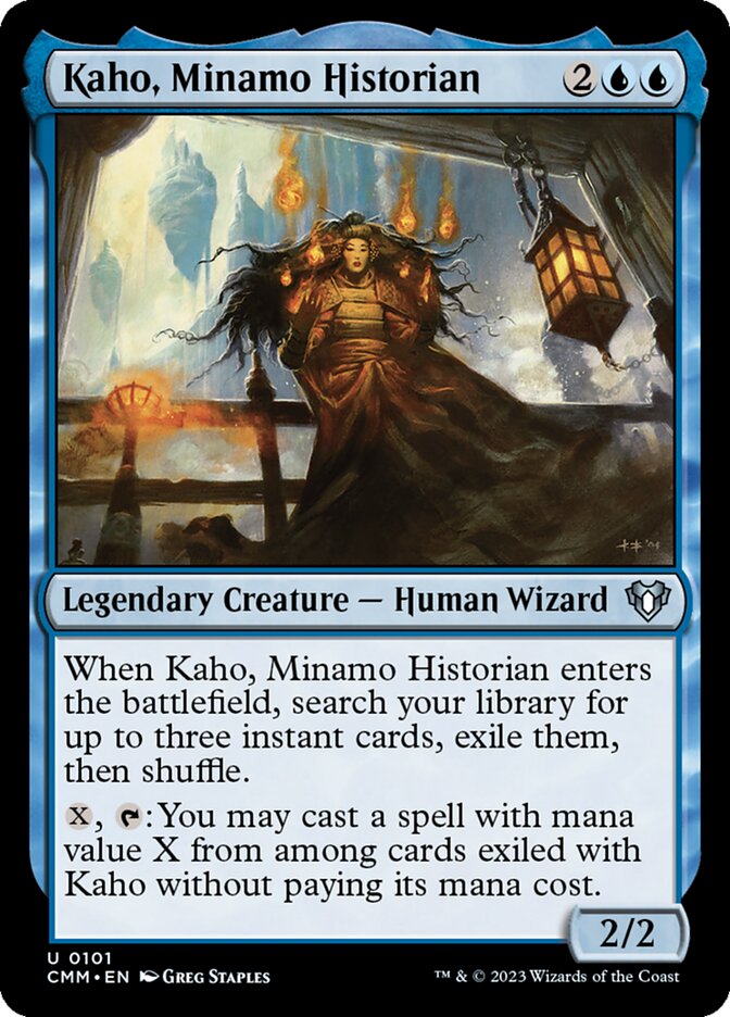 Kaho, Minamo Historian (101) - Commander Masters (CMM)