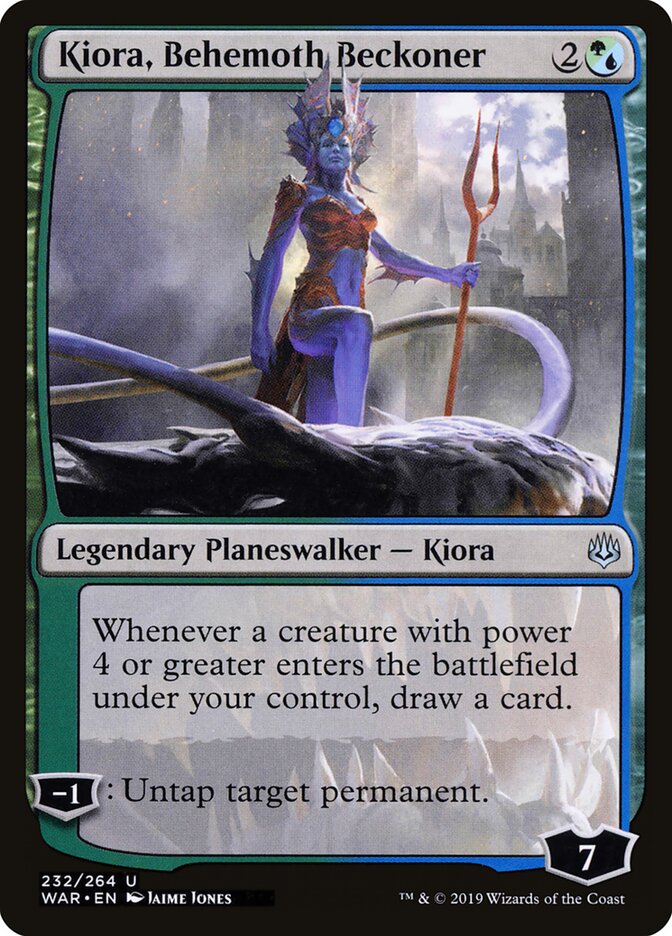 Kiora, Behemoth Beckoner (232) - War of the Spark (WAR)