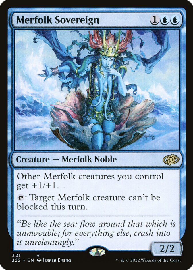 Merfolk Sovereign (321) - Jumpstart 2022 (J22)