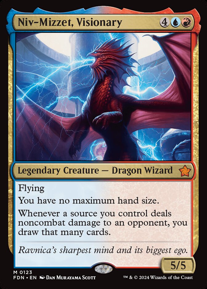 Niv-Mizzet, Visionary (123) - Foundations (FDN)