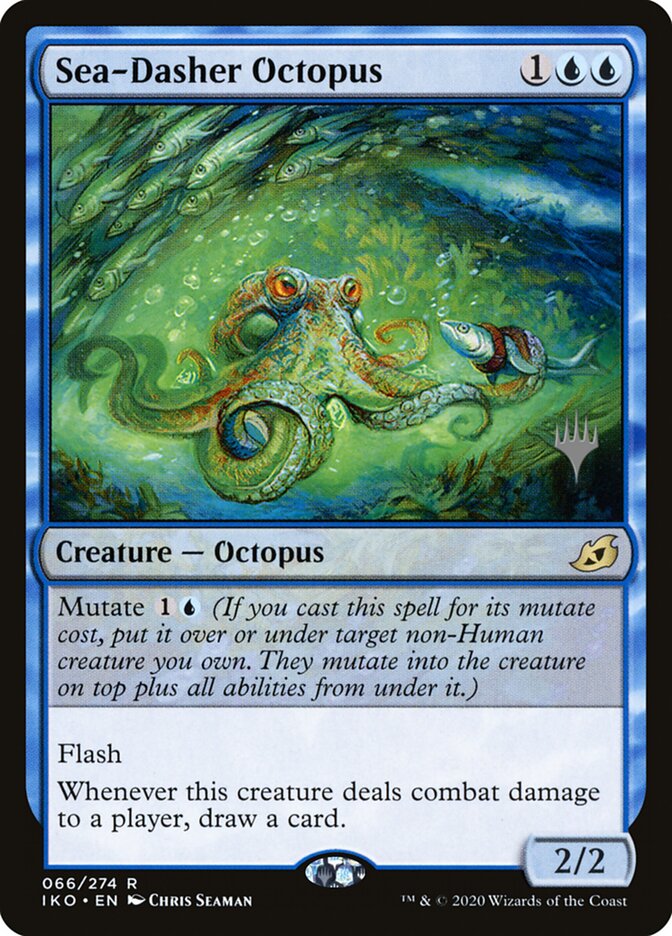 Sea-Dasher Octopus (66p) - Ikoria: Lair of Behemoths Promos (PIKO)
