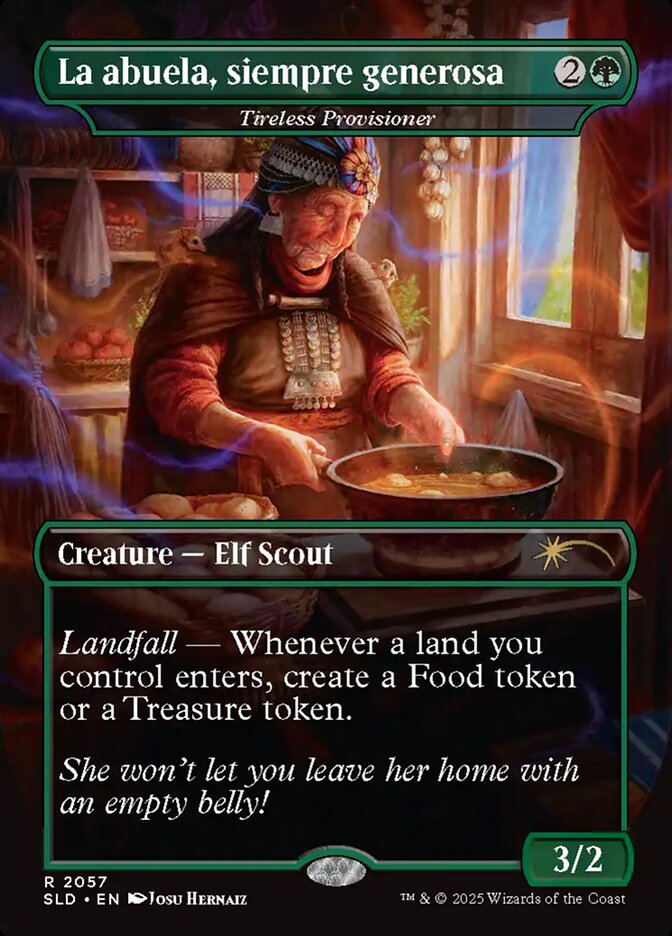 La abuela, siempre generosa - Tireless Provisioner (2057) - Secret Lair Drop (SLD)