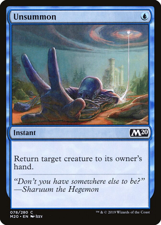Unsummon (78) - Core Set 2020 (M20)