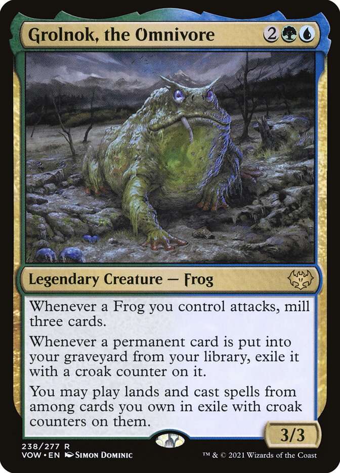 Grolnok, the Omnivore (238) - Innistrad: Crimson Vow (VOW)