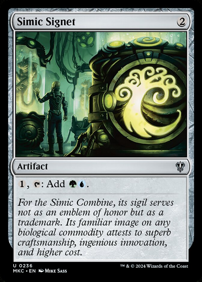 Simic Signet (236) - Murders at Karlov Manor Commander (MKC)