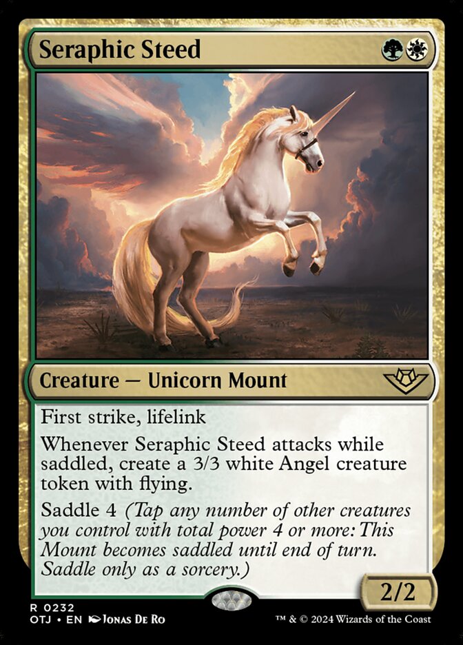 Seraphic Steed (232) - Outlaws of Thunder Junction (OTJ)