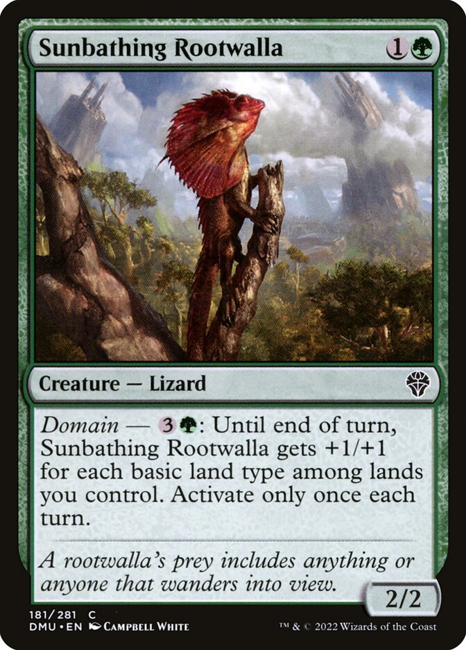Sunbathing Rootwalla (181) - Dominaria United (DMU)