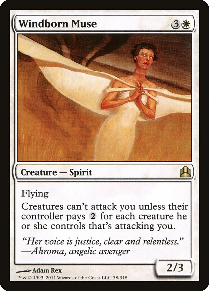 Windborn Muse (38) - Commander 2011 (CMD)