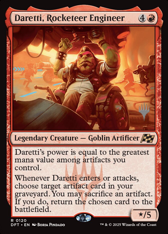 Daretti, Rocketeer Engineer (120p) - Aetherdrift Promos (PDFT)