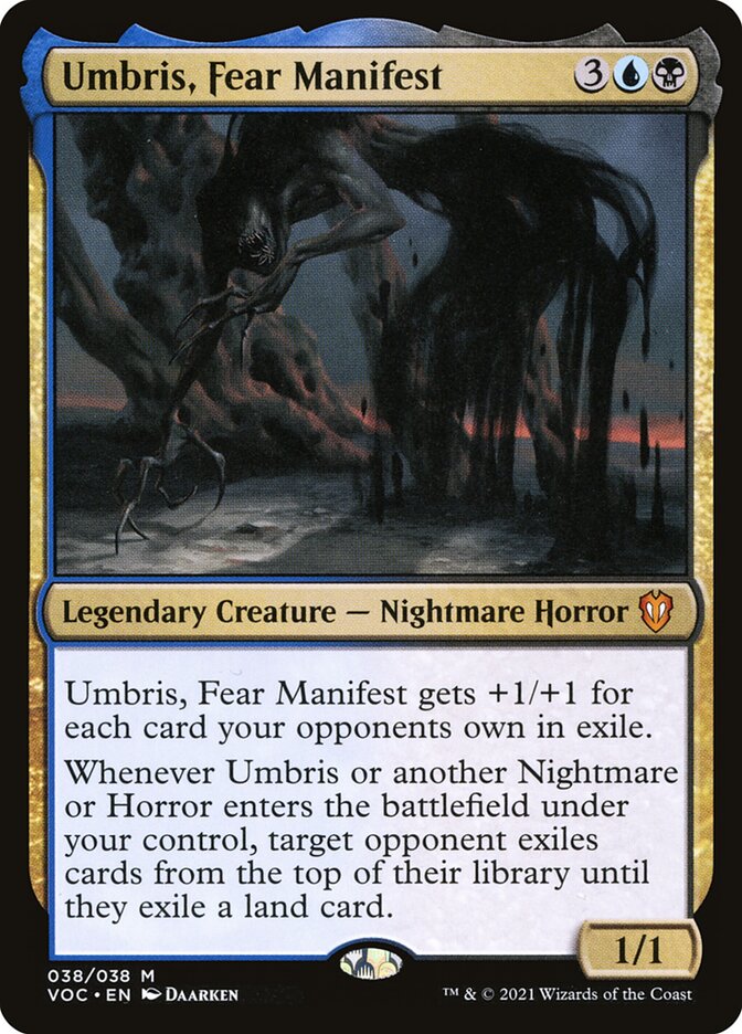 Umbris, Fear Manifest (38) - Crimson Vow Commander (VOC)