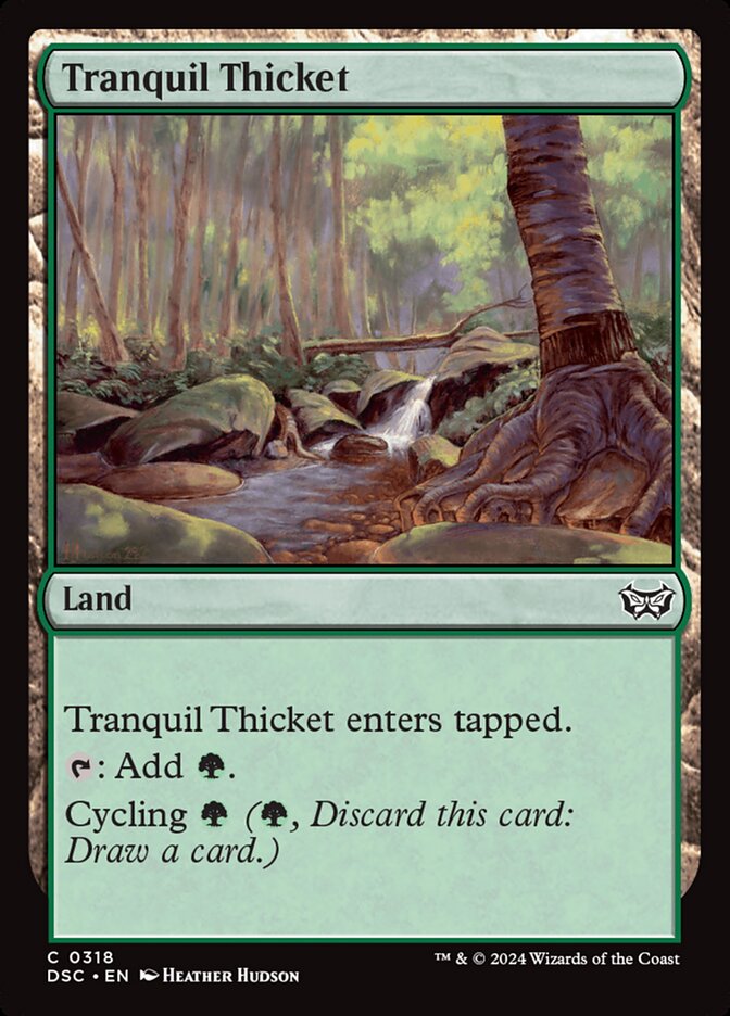 Tranquil Thicket (318) - Duskmourn: House of Horror Commander (DSC)