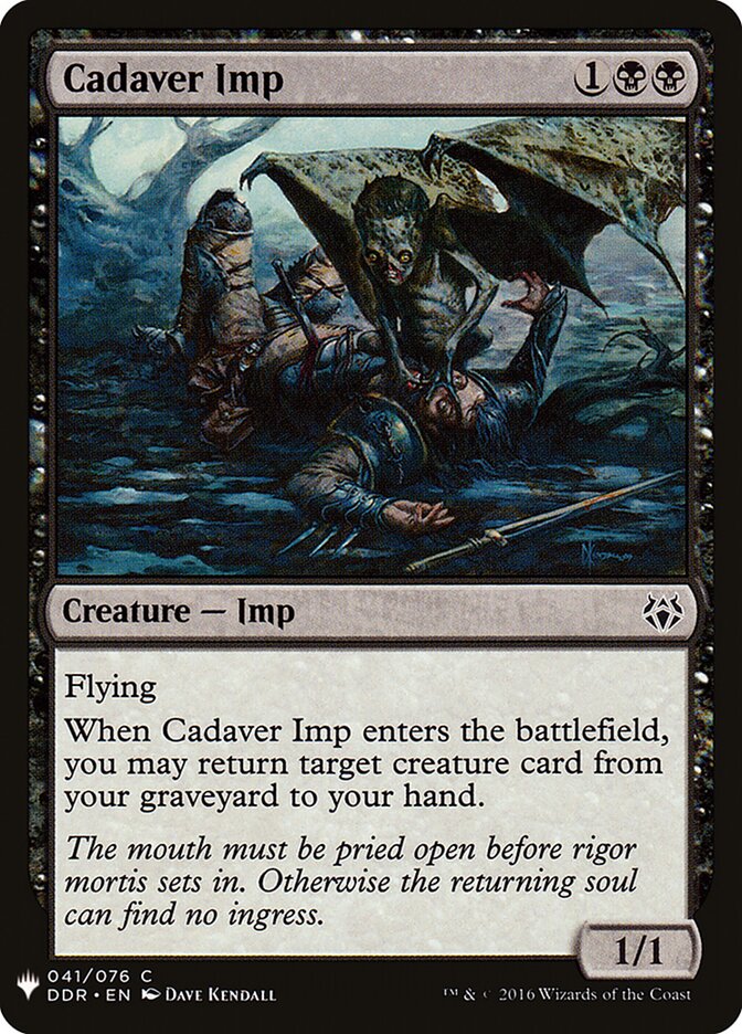 Cadaver Imp (DDR-41) - The List (PLST)