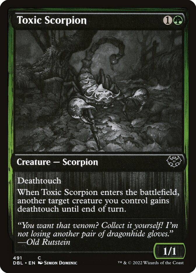 Toxic Scorpion - Innistrad: Double Feature (DBL)