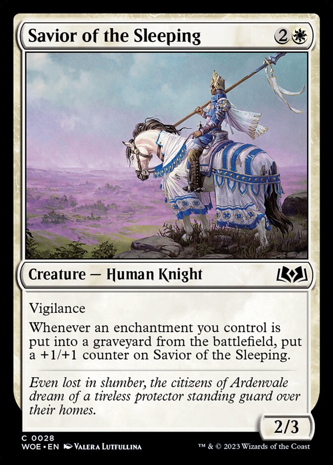 Savior of the Sleeping (28) - Wilds of Eldraine (WOE)