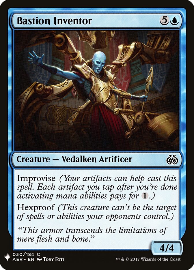 Bastion Inventor (AER-30) - The List (PLST)
