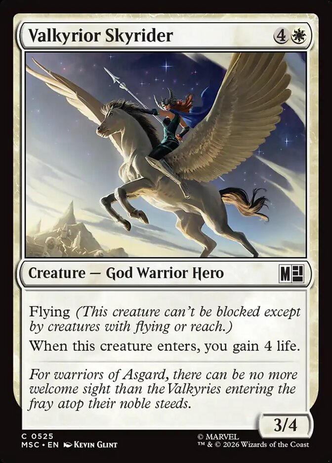 Valkyrior Skyrider (525) - Marvel Super Heroes Commander (MSC)