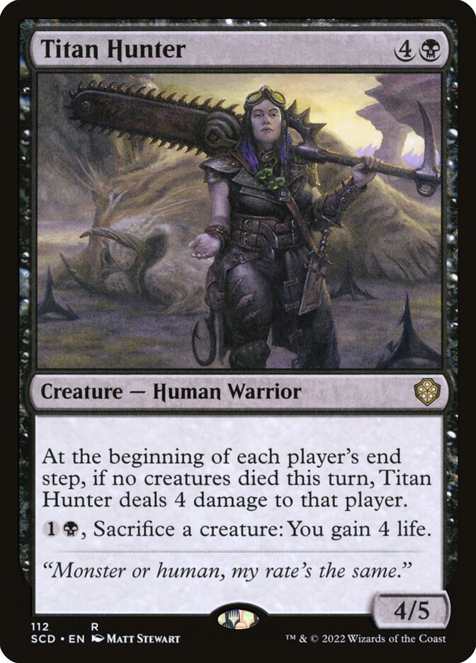 Titan Hunter (112) - Starter Commander Decks (SCD)