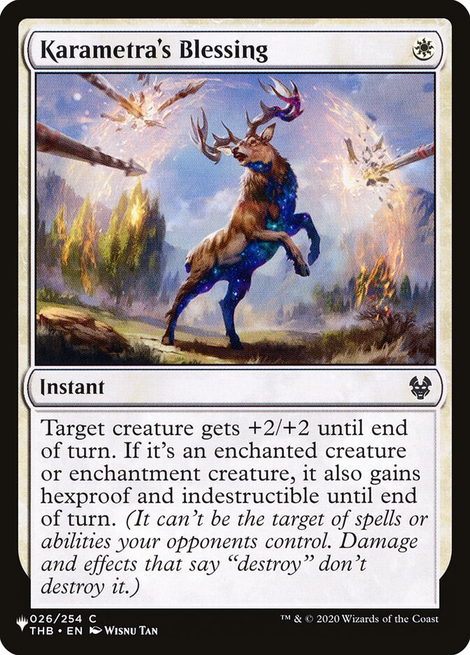Karametra's Blessing (THB-26) - The List (PLST)