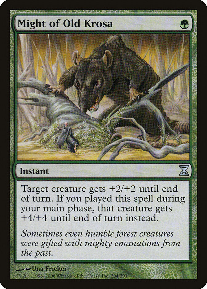 Might of Old Krosa (204) - Time Spiral (TSP)