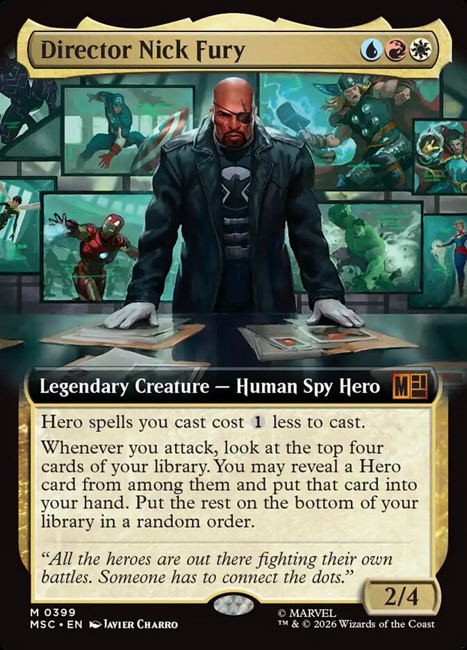 Director Nick Fury (399) - Marvel Super Heroes Commander (MSC)