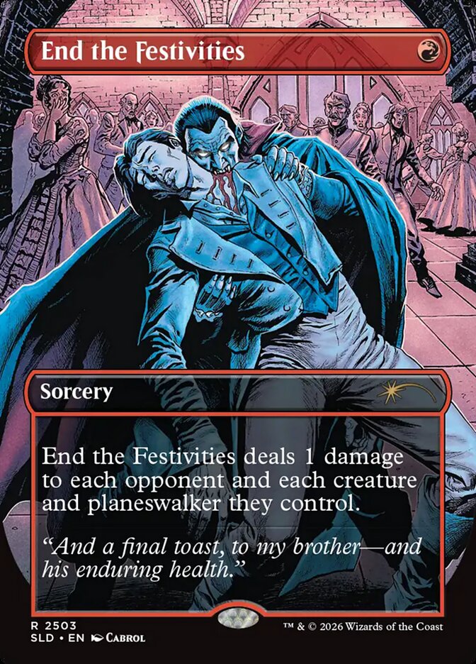 End the Festivities (2503) - Secret Lair Drop (SLD)