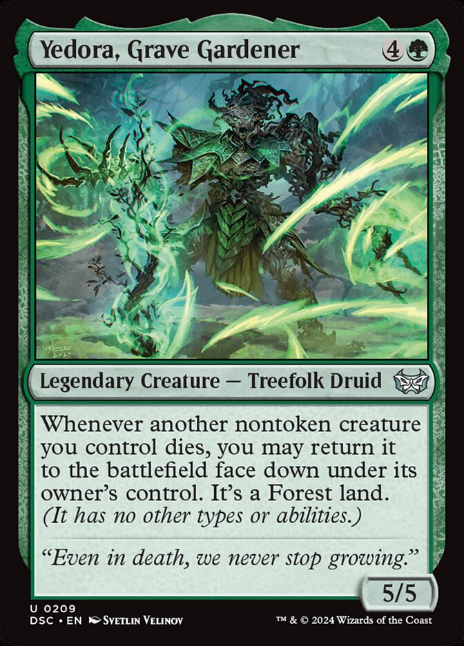 Yedora, Grave Gardener (209) - Duskmourn: House of Horror Commander (DSC)
