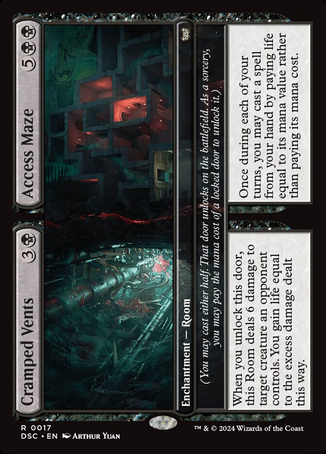 Cramped Vents // Access Maze (17) - Duskmourn: House of Horror Commander (DSC)