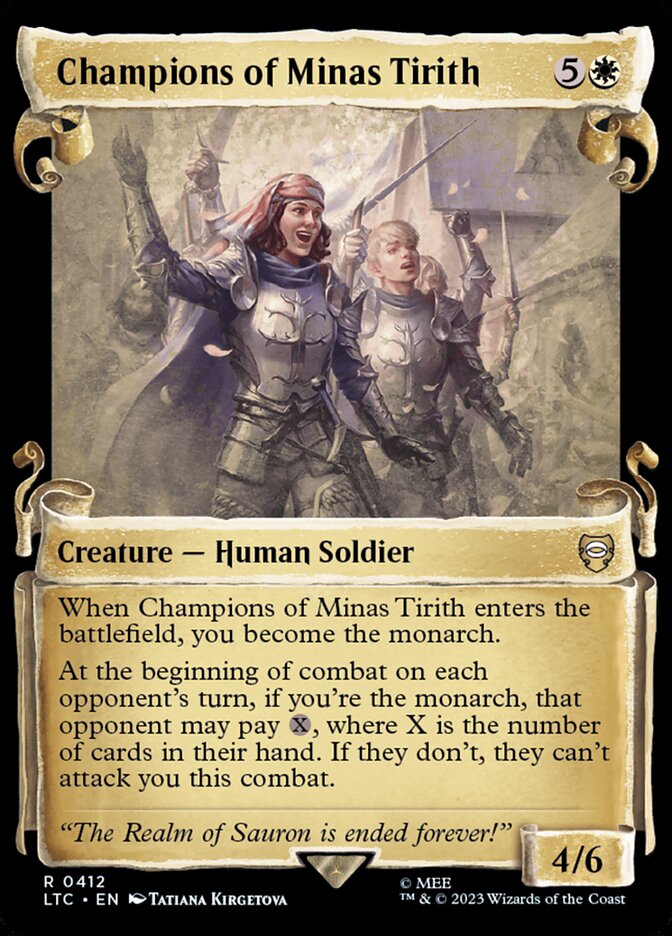 Champions of Minas Tirith (412) - Tales of Middle-earth Commander (LTC)
