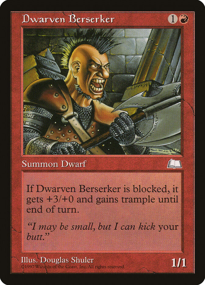 Dwarven Berserker (97) - Weatherlight (WTH)