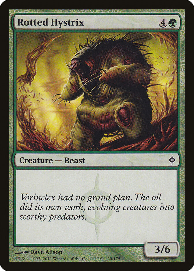 Rotted Hystrix (120) - New Phyrexia (NPH)