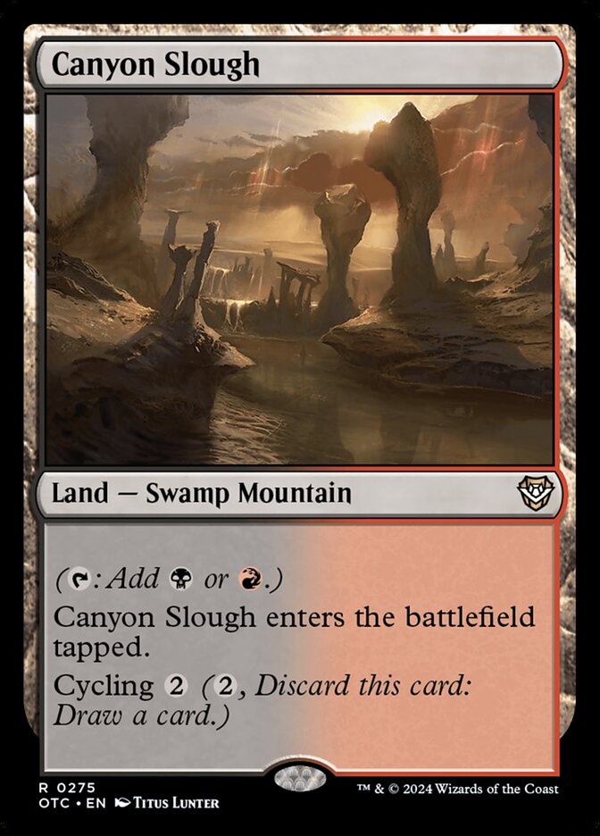 Canyon Slough (275) - Outlaws of Thunder Junction Commander (OTC)