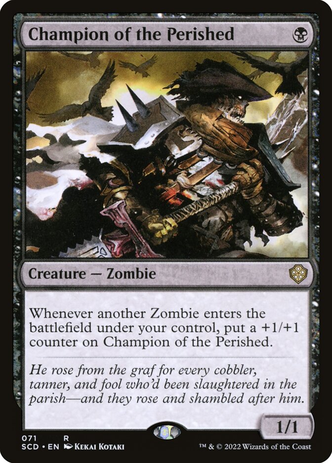 Champion of the Perished (71) - Starter Commander Decks (SCD)