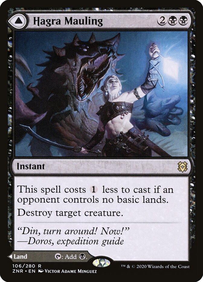 Hagra Mauling // Hagra Broodpit (106) - Zendikar Rising (ZNR)