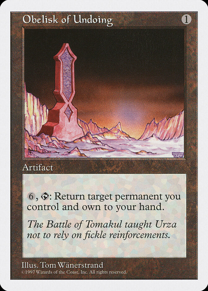 Obelisk of Undoing (392) - Fifth Edition (5ED)