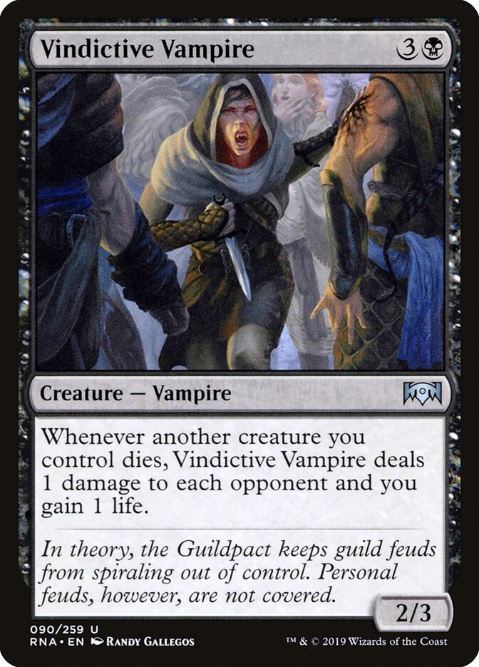 Vindictive Vampire (90) - Ravnica Allegiance (RNA)